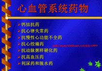 心血管系统药物PPT