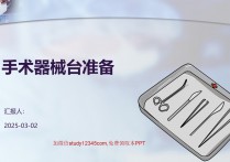 手术器械台准备