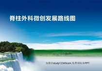 脊柱外科微创发展路线图PPT