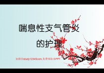 喘息性支气管炎的护理PPT