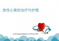 急性心衰的治疗与护理PPT