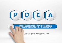 PDCA降低采集血标本不合格率PPT